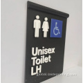 Personalized Led Metal Backlit Braille Toilet Signage